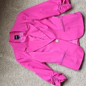 XOXO Blazer, Ruched Sleeves, NWOT, Medium